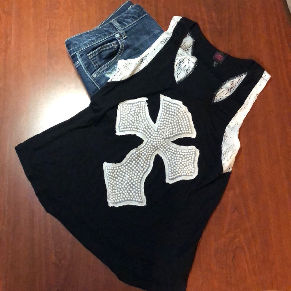 Black 2bebe tank